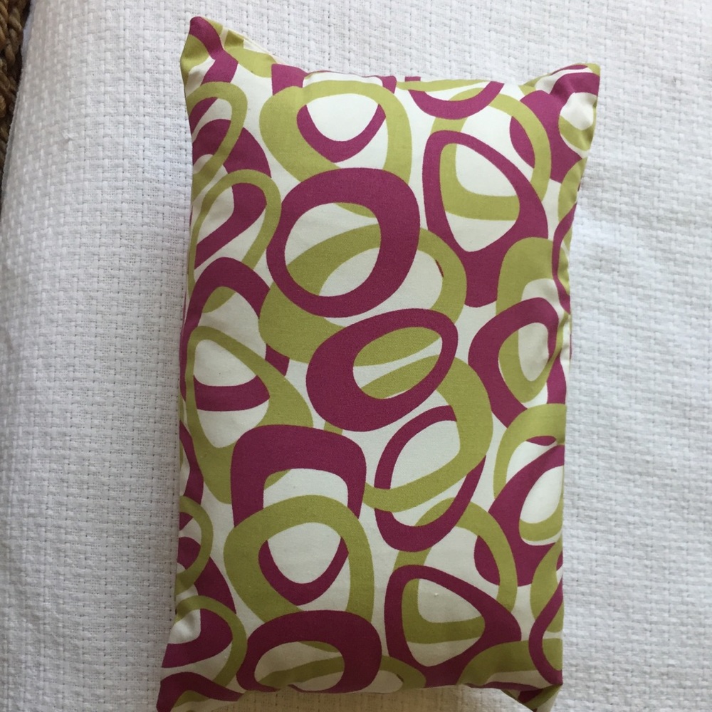 Hand made decorative Pillow 15”x9”